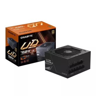 GIGABYTE UD750GM PG5 V2 napajanje, 750W, 120mm, potpuno modularno, 80 Plus Gold, ATX 3.1