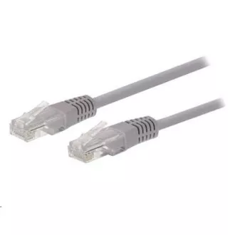 C-TECH kabel patchcord Cat5e, UTP, sivi, 25m