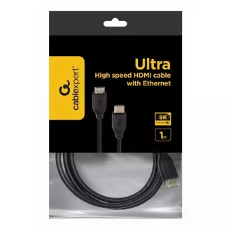 GEMBIRD Kabel CABLEXPERT HDMI 2.1, 8K, M/M, 1m, crni