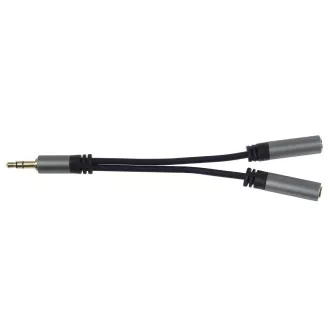 PremiumCord razdjelnik HQ 3,5 mm Jack muški - 2x Jack ženski 15 cm PremiumCord razdjelnik HQ 3,5 mm Jack muški - 2x Jack ženski 15 cm