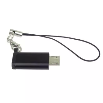 PremiumCord Adapter USB-C konektor ženski - USB 2.0 Micro-B/muški, crni s petljom za vješanje PremiumCord Adapter USB-C konektor ženski - USB 2.0 Micro-B/muški, crni s petljom za vješanje