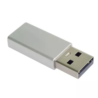 PremiumCord adapter USB-C na USB-A 2.0, srebrni