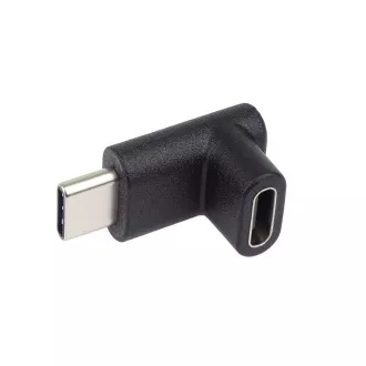 PremiumCord USB-C na USB-C adapter, savijen za 90° PremiumCord USB-C na USB-C adapter, savijen za 90°