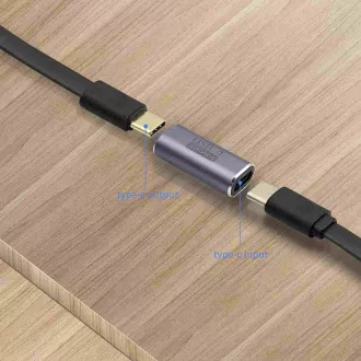 PremiumCord 40Gbps aluminijski USB-C ženski - USB-C ženski konektor