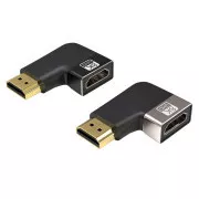 PREMIUMCORD adapter spojnice 8K HDMI A - HDMI A, F/M, kut do 90° - lijevo