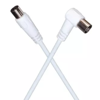 PREMIUMCORD TV kabel M/Ž konektor 90, 75 Ohm 15m PREMIUMCORD TV kabel M/Ž konektor 90, 75 Ohm 15m