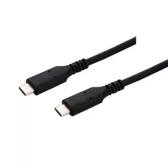 C-TECH kabel USB 4.0, Type-C (CM/CM), PD 100W, 40Gbps, 0.5m, crni