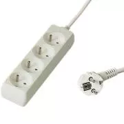 PREMIUMCORD Produžni kabel 230V 3m, 4 utičnice, bijeli