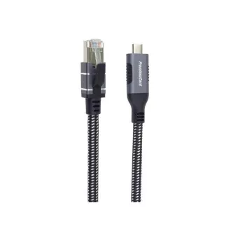 PremiumCord Ethernet kabel USB-C na LAN RJ45 10/100/1000, 2m