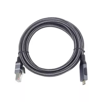 PremiumCord Ethernet kabel USB-C na LAN RJ45 10/100/1000, 2m