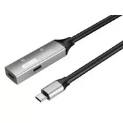 PREMIUMCORD USB-C repetitor i produžni kabel muško-ženski, 5Gbps aluminij 10m