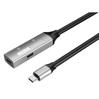 PREMIUMCORD USB-C repetitor i produžni kabel muško-ženski, 5Gbps aluminij 10m