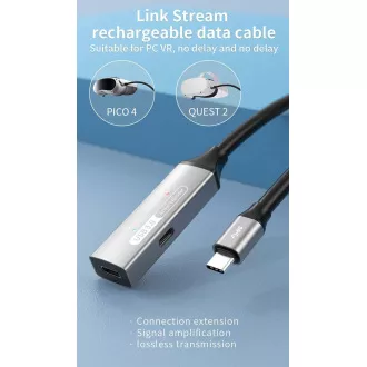 PREMIUMCORD USB-C repetitor i produžni kabel muško-ženski, 5Gbps aluminij 10m