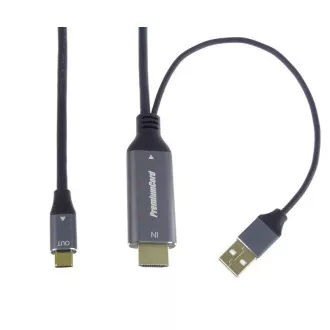 PREMIUMCORD adapter HDMI 2.0 na USB-C, 4K@60Hz, 2m PREMIUMCORD adapter HDMI 2.0 na USB-C, 4K@60Hz, 2m