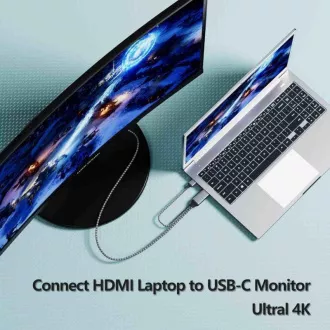 PREMIUMCORD adapter HDMI 2.0 na USB-C, 4K@60Hz, 2m PREMIUMCORD adapter HDMI 2.0 na USB-C, 4K@60Hz, 2m