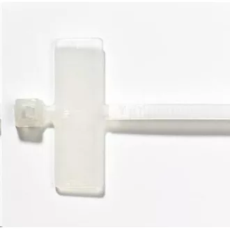 Solarix Kabelske vezice s naljepnicom za pisanje, 2, 4 x 103 mm, bijele, 100 kom SXSPS-103-WH Solarix Kabelske vezice s naljepnicom za pisanje, 2, 4 x 103 mm, bijele, 100 kom SXSPS-103-WH
