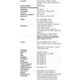 HPE Aruba Networking CX 6000 24G 4SFP prekidač R8N88A OBNOVI HPE Aruba Networking CX 6000 24G 4SFP prekidač R8N88A OBNOVI