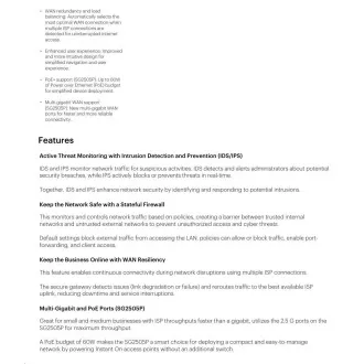 HPE Networking Instant On Secure Gateway 5-portni SmartRate 2.5G PoE+ 64W SG2505P