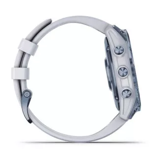 Garmin fenix 7 Sapphire Solar, Titan plava/bijela silikonska narukvica, EU Garmin fenix 7 Sapphire Solar, Titan plava/bijela silikonska narukvica, EU