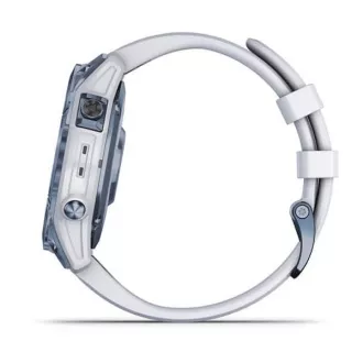 Garmin fenix 7 Sapphire Solar, Titan plava/bijela silikonska narukvica, EU Garmin fenix 7 Sapphire Solar, Titan plava/bijela silikonska narukvica, EU