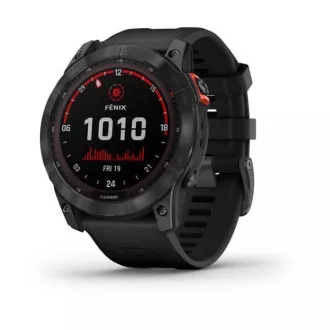 Garmin fenix 7X Solar, sivo/crna silikonska narukvica, EU Garmin fenix 7X Solar, sivo/crna silikonska narukvica, EU