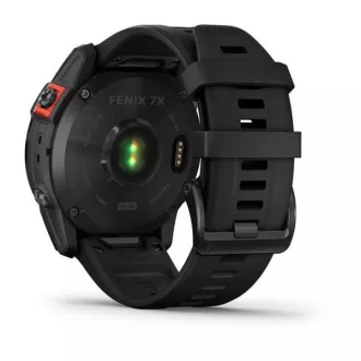 Garmin fenix 7X Solar, sivo/crna silikonska narukvica, EU Garmin fenix 7X Solar, sivo/crna silikonska narukvica, EU