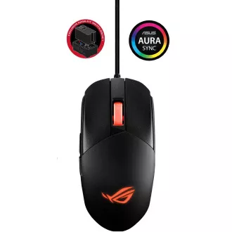 ASUS miš ROG STRIX IMPACT III, crni