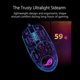 ASUS miš ROG STRIX IMPACT III, crni