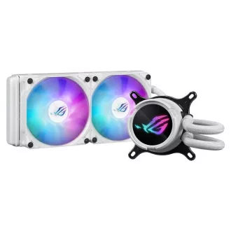 ASUS vodeni hladnjak CPU AIO ROG STRIX LC III 240 ARGB BIJELI, 2x120mm, LGA1851, AM5