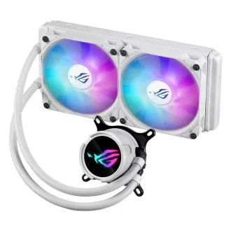 ASUS vodeni hladnjak CPU AIO ROG STRIX LC III 240 ARGB BIJELI, 2x120mm, LGA1851, AM5