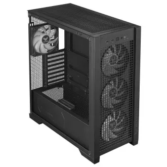 ASUS kućište TUF GAMING CASE (GT302) TG, Mid Tower, 4x 140mm ARGB ventilator, crna