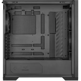 ASUS kućište TUF GAMING CASE (GT302) TG, Mid Tower, 4x 140mm ARGB ventilator, crna