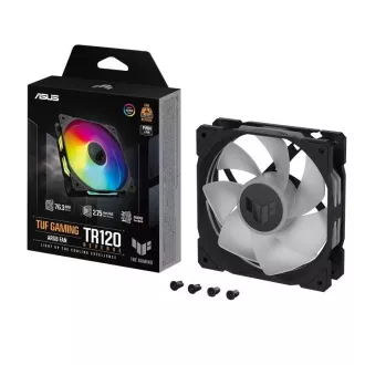 ASUS ventilator TUF GAMING TR120 ARGB Reverse, 1x120mm, crni