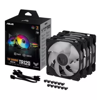 ASUS ventilator TUF GAMING TR120 ARGB, 3x120mm, crni