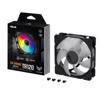 ASUS ventilator TUF GAMING TR120 ARGB, 1x120mm, crni ASUS ventilator TUF GAMING TR120 ARGB, 1x120mm, crni