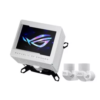ASUS vodeni blok CPU ROG RYUJIN III WB, 3,5" LCD zaslon, bijeli