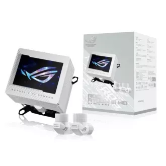 ASUS vodeni blok CPU ROG RYUJIN III WB, 3,5" LCD zaslon, bijeli