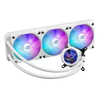 ASUS vodeni hladnjak CPU AIO ROG STRIX LC III 360 ARGB LCD WHITE, 3x120mm, LCD Display, LGA1851, AM5, bijeli