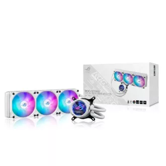 ASUS vodeni hladnjak CPU AIO ROG STRIX LC III 360 ARGB LCD WHITE, 3x120mm, LCD Display, LGA1851, AM5, bijeli