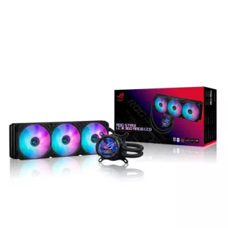 ASUS AIO ROG STRIX LC III 360 ARGB LCD CPU vodeni hladnjak, 3x120 mm, LCD zaslon, LGA1851, AM5, crni ASUS AIO ROG STRIX LC III 360 ARGB LCD CPU vodeni hladnjak, 3x120 mm, LCD zaslon, LGA1851, AM5, crni