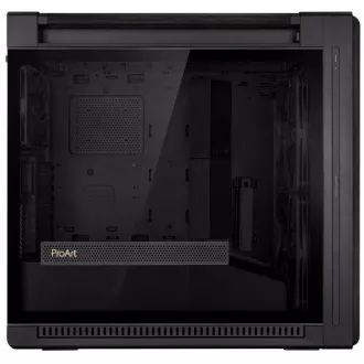 ASUS kućište PROART PA602 WOOD TG PWM BLACK, Mid Tower, prozirna strana, crna