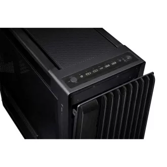 ASUS kućište PROART PA602 WOOD TG PWM BLACK, Mid Tower, prozirna strana, crna