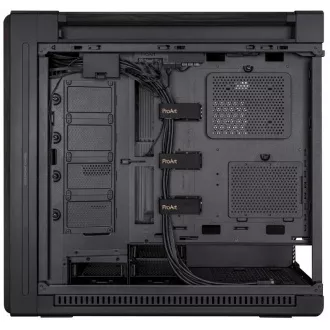 ASUS kućište PROART PA602 WOOD METAL PWM BLACK, Mid Tower, crno