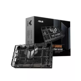 ASUS TUF GAMING ARGB FAN HUB, 6x ARGB ventilatora, 2x SATA, crna