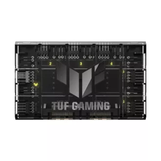 ASUS TUF GAMING ARGB FAN HUB, 6x ARGB ventilatora, 2x SATA, crna