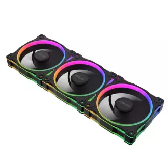 ASUS PRIME MR120 ARGB ventilator, 3x120 mm, crni