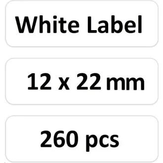 Niimbot naljepnice RP 12x22mm 260kom bijele za D11 i D110 Niimbot naljepnice RP 12x22mm 260kom bijele za D11 i D110