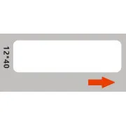 Niimbot naljepnice RP 12x40mm 160kom bijele za D11 i D110