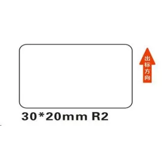 Niimbot naljepnice R 30x20mm 320kom Bijele za B21, B21S, B3S, B1