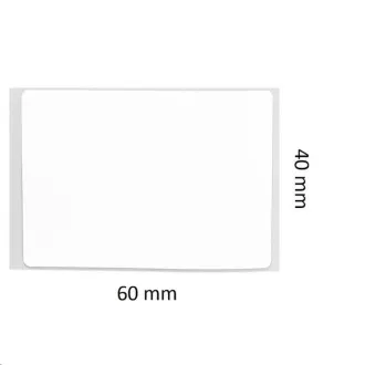 Niimbot naljepnice R 40x60mm 125kom Bijele za B21, B21S, B3S, B1